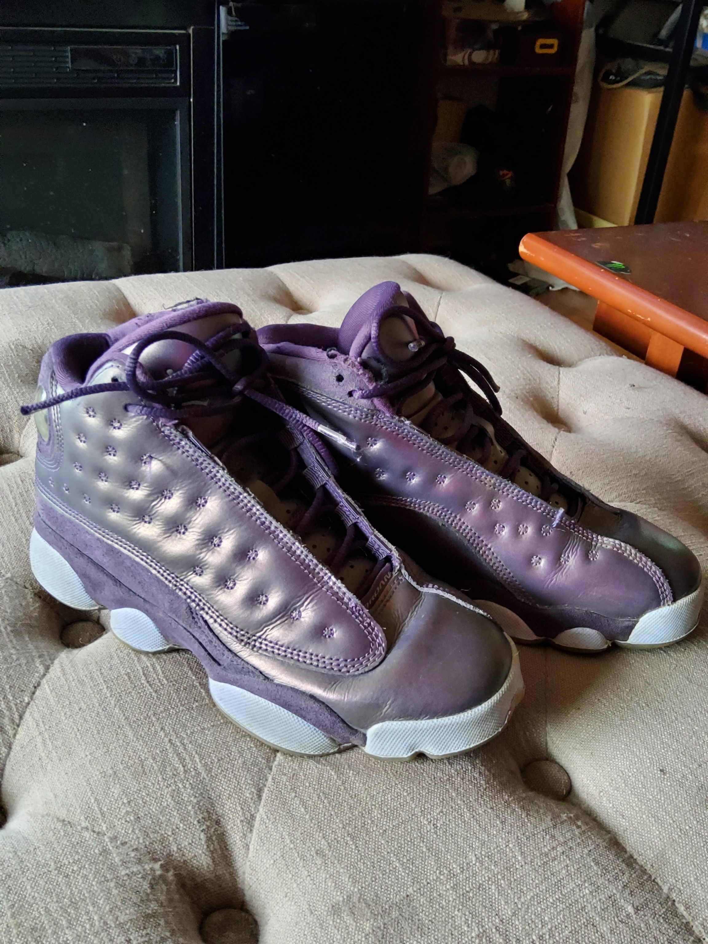 Jordan Purple High-Top Basketball Shoes "Dark Raisin"